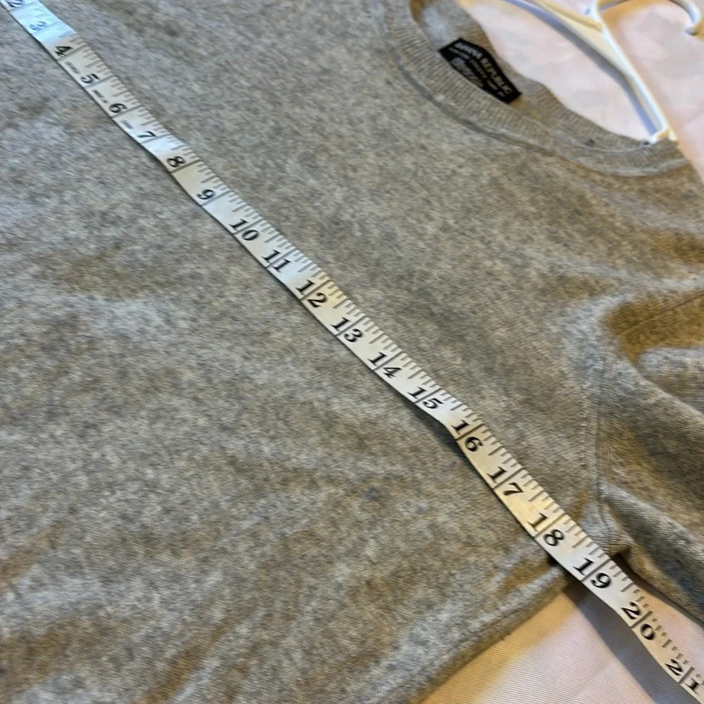 Banana Republic Fine Italian Yarn Filpucci Gray Wool Cashmere Blend Sweater L